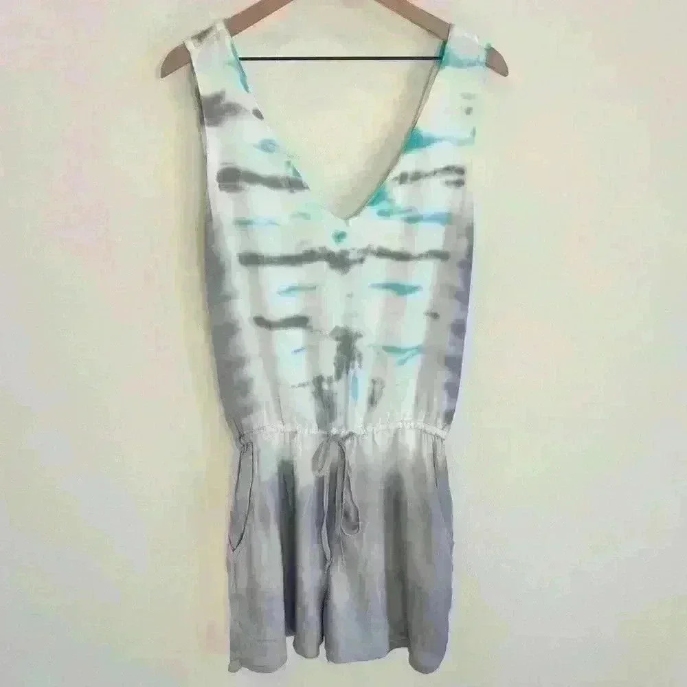Young Fabulous & Broke Women’s Tie Dye Short Tank Romper Size Small